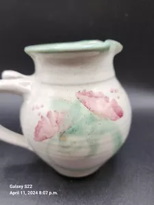 Handthrown Pottery Creamer, Signed - Picture 1 of 7