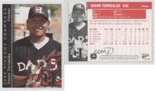2005 MultiAd Sports Hickory Crawdads Yoann Torrealba #28