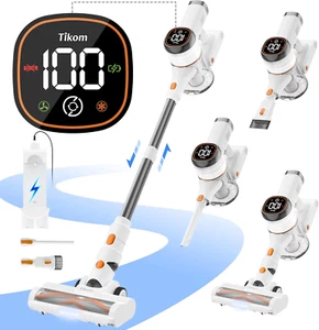 Tikom V500 Akku Staubsauger 450W/40KPa, 6 in 1 Staubsauger Kabellos mit 1.3L Sta - Bild 1 von 9