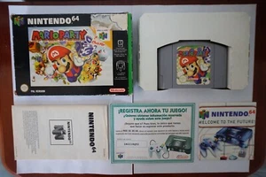 Mario Party 64 Marioparty Nintendo N64 Game Box Versión PAL Certificado Limitado - Imagen 1 de 19