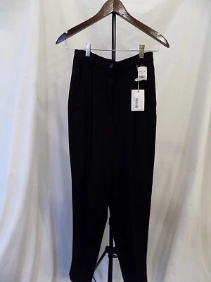 Nuevo con etiquetas Pantalón Valentino Miss V Lana Negro Sin Dobladillo Talla 6 Italia (313) Foto 1 de 4