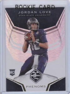 Tarjeta de novato Jordan Love Utah 2020 fútbol radiocontrol limitado ¡Green Bay Packers! - Imagen 1 de 2