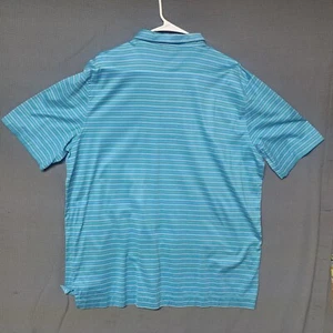Bobby Jones Polo Golf Shirt Herren Xl Blau mit Streifen Kurzarm Kragen  - Bild 1 von 12