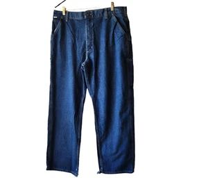 Carhartt Jeans Men 40x32 Flame-Resistant Loose Original Fit FRB13 DNM Denim Blue - Picture 1 of 11
