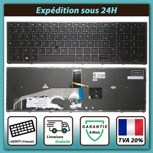 CLAVIER HP ZBOOK - NSK-CZ0BC 0F 9Z.NCGBC.00F ORIGINAL FRANÇAIS AZERTY + backligh - Photo 1/1