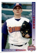 1998 Lancaster Jethawks Grandstand #24 Dennis Stark Edgerton Ohio Baseball Card
