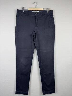 Lacoste Slim Fit Blue Slash Pocket Classic Straight Men's Chino Pants Sz US 34 - Image 1 of 4