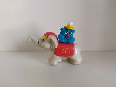 Figurine jouet Mcdo McDonald's Eléphant cirque 1989 6,5cm - Photo 1/4