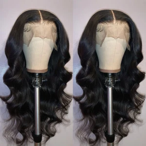 Body Wave Lace Front Wigs for Black Women, Long Glueless Lace Front Wig with Pre - Picture 1 of 12
