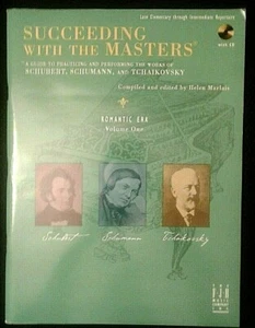 SUCCEEDING WITH THE MASTERS ROMANTIC ERA VOL 1, SCHUBERT, TCHAIKOVSKY, PIANO M-8 - Picture 1 of 1