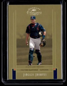 2005 Donruss Classics Timeless Tributes Gold Victor Martinez 39/50 Cleveland - Picture 1 of 2
