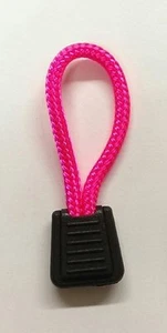 Zipper Pull Cords  Neon Colors Pink, Yellow, Green, Blue, Orange. 4 & 10 packs - Picture 1 of 11