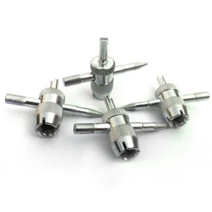 1pc 4 Way Car Bike Tyre Valve Repair Tool Tire Stem Core Remover Installer, - Picture 1 of 12