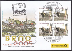 PEX0045 Intl. Stamp Exhibit. Germany Cover, Brno 2005, Brno, Architecture - Picture 1 of 1