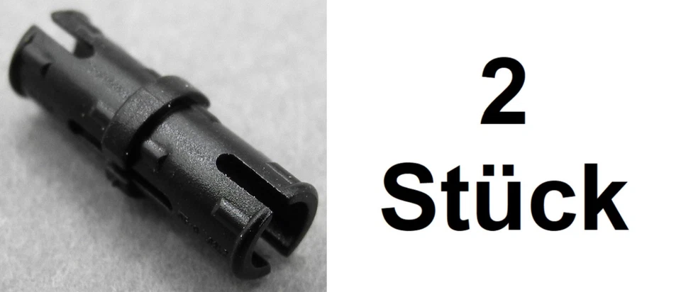 2x LEGO 2780 Technic Pin 2L Schwarz - Bild 1 von 1