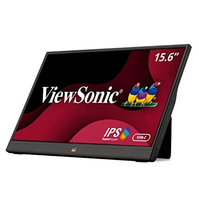 ViewSonic VA1655 15.6" Portable 1080p IPS Monitor with USB C and mini-HDMI - Image 1 of 4