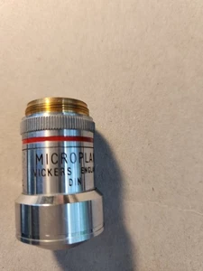 VICKERS 4X OBJECTIVE MICROSCOPE LENS - England - Picture 1 of 4