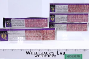 Bruticus Lot of 5 Action Figure Tech Specs 1985 Vintage Hasbro G1 Transformers - Picture 1 of 3