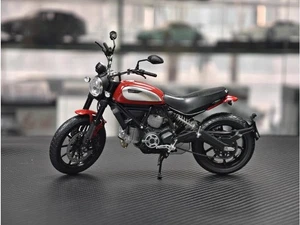 TSM 1/12 Scale Scrambler Classic 803cc 2015 Red Motorcycle Diecast Model Toy - Bild 1 von 7