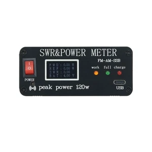 Power Watt Meter SWR & Power Meter Peak Power 120W FM-AM-SSB SWR 1.8MHz-50MHz - Picture 1 of 6