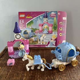 Lego Duplo 6153 Cinderella's Carriage 2012 Disney Princess -  100% Complete