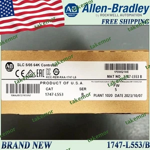 New in Box 1747-L553/B AB SLC 5/05 64K Controller 1747-L553 serB 1PC 1747L553 US - Picture 1 of 9