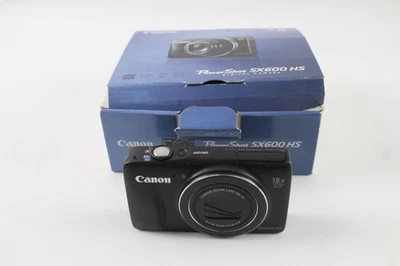 Canon Powershot SX600 HS Digital Compact Camera w/ 18x Optical Zoom - Image 1 of 4