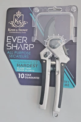 By pass Secateurs Kent & Stowe  Ever sharp Garden Secateurs   Never Blunts - Image 1 of 4