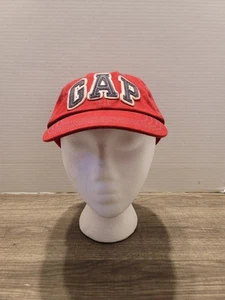 GAPKids Size L/XL Red Cotton Logo Spell Out Baseball Cap Hat - Picture 1 of 5
