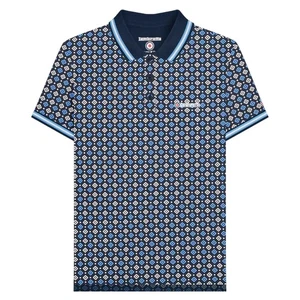 Lambretta  Polo SS25 Geométrico para Hombre (LB292) - Imagen 1 de 3