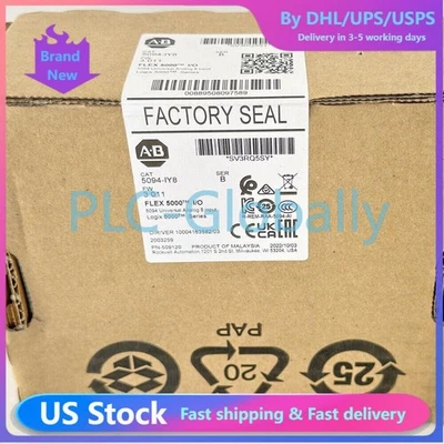 AB Flex-5000 5094-IY8 8ch Universal Analog Input Module NEW SEALED US Free Tax - Image 1 of 4