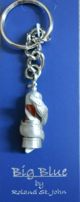 INNOVATIVE SCUBA Scuba Diving Diver Key Chain KeyChain Flag EEL Silver