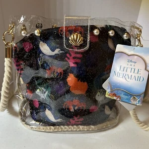 Disney Parks Purse Little Mermaid Live Action Handbag Tote Removable Insert 2in1 - Picture 1 of 11