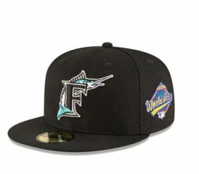 Бейсболка на резинке Florida Marlins New Era 1997 World Series полевая 59FIF размер 7 1/4 - Изображение 1 из 4