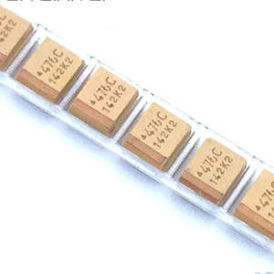 10PCS 16V 47UF B case 476C TAJB476K016RNJ 1210 ±10% SMD Tantalum Capacitors - Picture 1 of 4