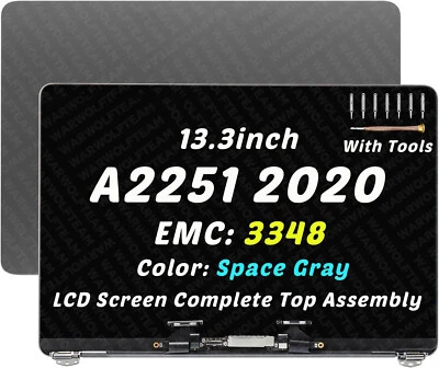 XYDLCD MacBook Pro 13 A2289 A2251 2020 True Tone LCD Screen Display Assembly Space Gray