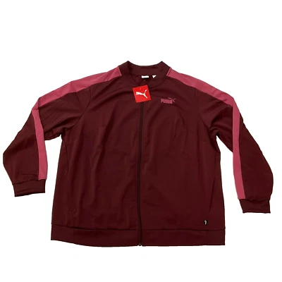 Chaqueta tricot Puma cremallera completa para mujer talla 2XL púrpura manga larga Foto 1 de 4