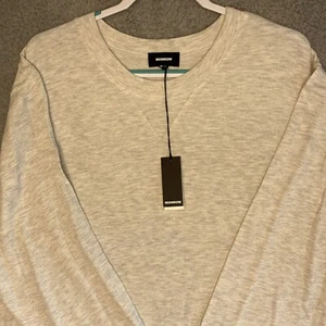 NWT MONROW heather gray crew neck pullover relaxed sweatshirt Sz 2XL Womens XXL - Picture 1 of 10
