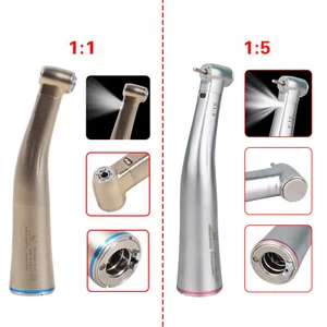 Dental 1:5 1:1 Fiber Optic LED mit Licht Winkelstück Handstück NSK/kavo style - Bild 1 von 11