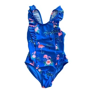 Gap Size M Girl’s Flamingo Blue Swimsuit - Picture 1 of 4