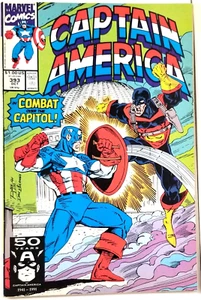 CAPTAIN AMERICA #393 - Marvel Comics October 1991 Marvel Comics VF+ Boarded - Picture 1 of 4