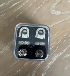 Schaller S-Locks Guitar Strap Lock System, Nickel - Picture 1 of 6