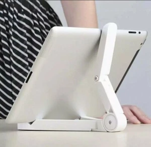 NEW Adjustable Portable Desktop Holder Mount Folding Tablet Stand Anti Slip - Picture 1 of 12