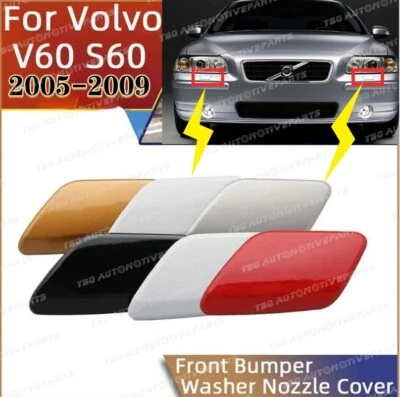  Bumper Headlight Washer Nozzle Cover For Volvo S60 2005 2006 2007 2008 2009  - Image 1 of 4