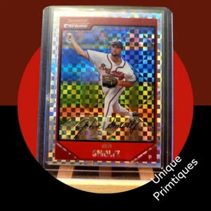 2007 Bowman Chrome X-Fractor Ser# 183/250 John Smoltz #138 HOF Atlanta Braves P - Picture 1 of 3