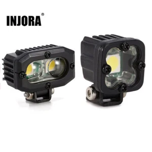 INJORA RC Auto Helle LED Lichter Scheinwerfer 4pcs für 1/10 RC Crawler Auto - Bild 1 von 21