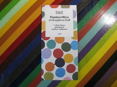 винтажный 2000-е Дэмиен Херст Хоутон Холл 2018 брошюра художественное шоу флаер карта - Изображение 1 из 2