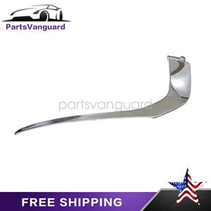 Fits 2022-2024 Mitsubishi Outlander & PHEV Left Front Bumper Upper Chrome Trim - Picture 1 of 8