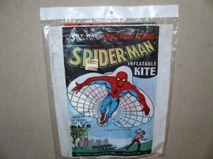 VINTAGE SPIDER-MAN SKY-WAY INFLATABLE KITE MARVELMANIA RARE AVENGERS MIB 1974 - Bild 1 von 12