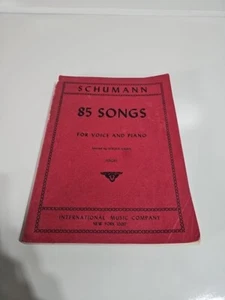 Schumann 85 Songs For Voice And Piano (High) by Sergius Kagen c. 1954 Vintage - Picture 1 of 11